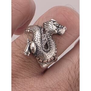 DRAGON STERLING SILVER 925 RING SIZE 11.5